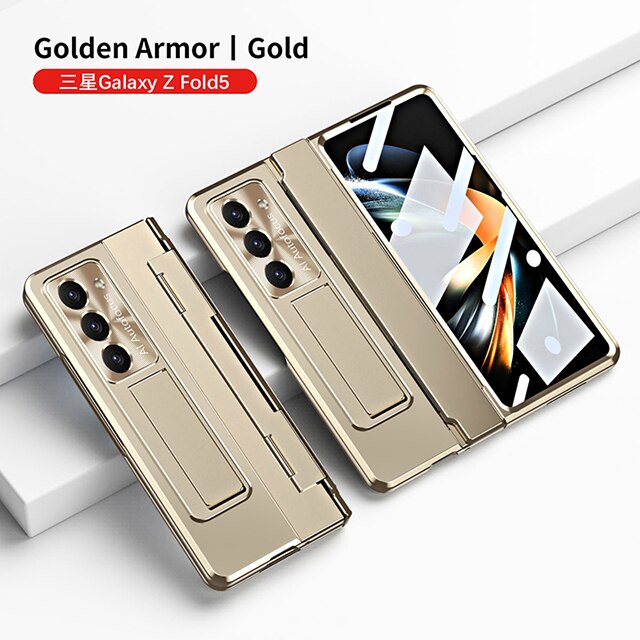 Folding Design Full Protection Glass Case for Samsung Galaxy Z Fold 5