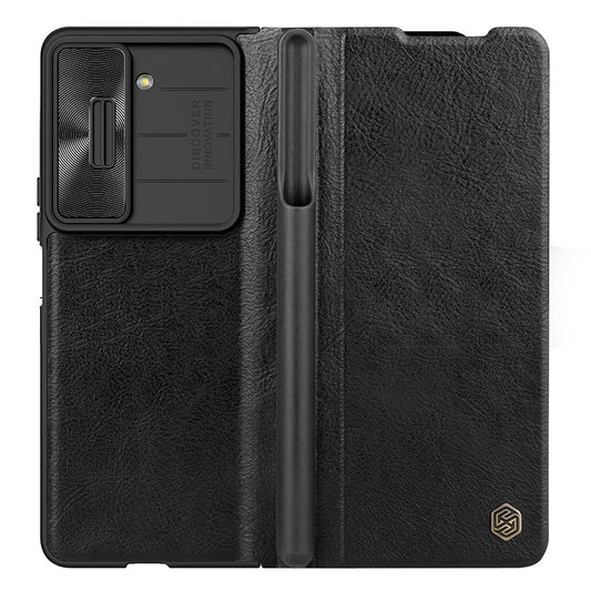 Leather Cam Slider Pen Slot case