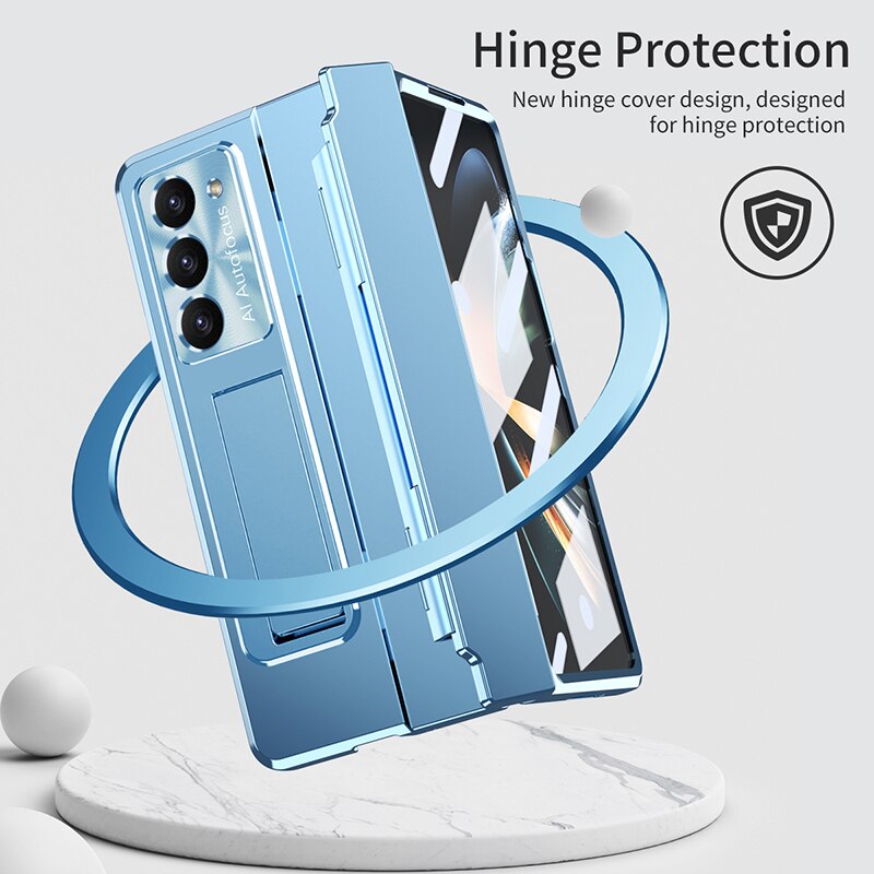 Folding Design Full Protection Glass Case for Samsung Galaxy Z Fold 5