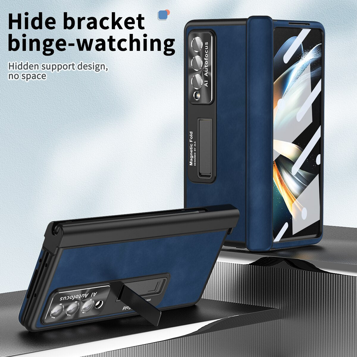 Full Protection Glass Film Bag Case for Samsung Galaxy Fold 5