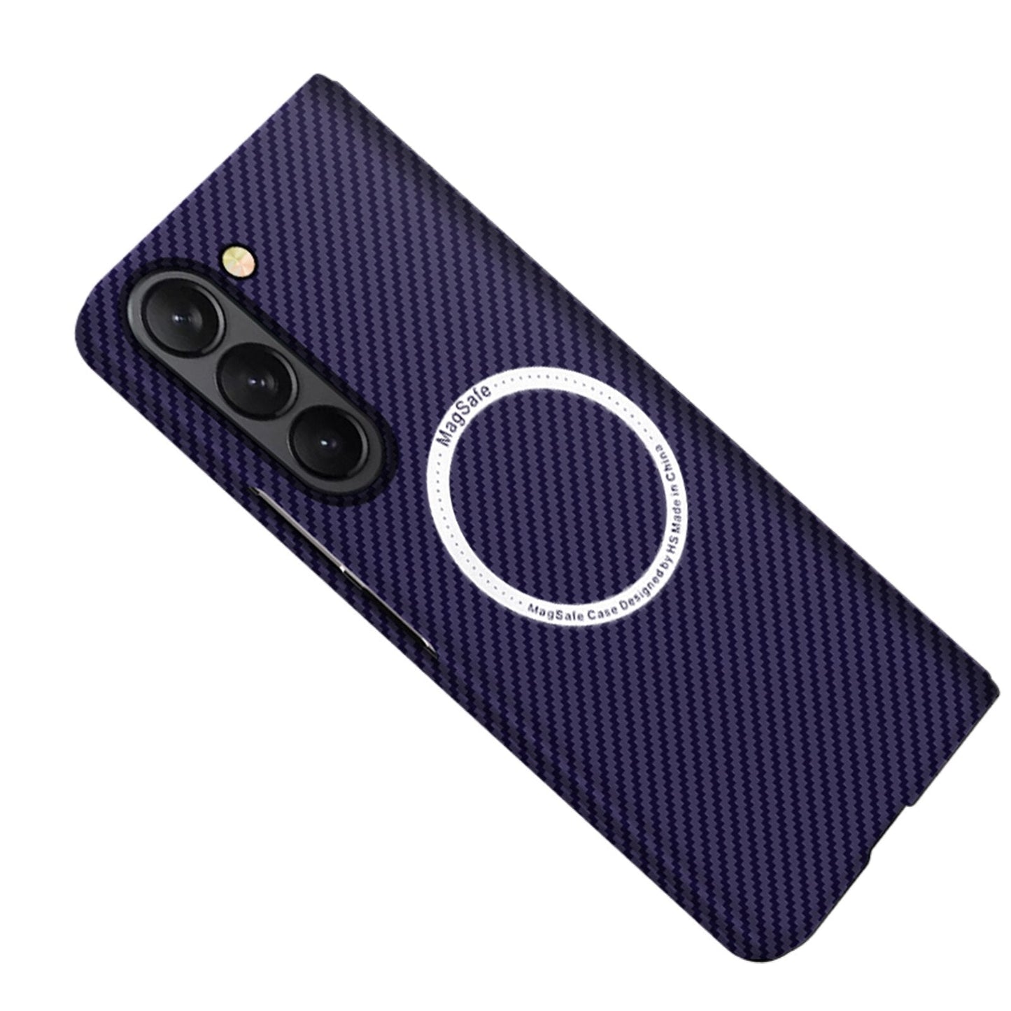 Magsafe Wireless Charging Carbon Fiber Texture Case for Samsung Galaxy Z Fold 5