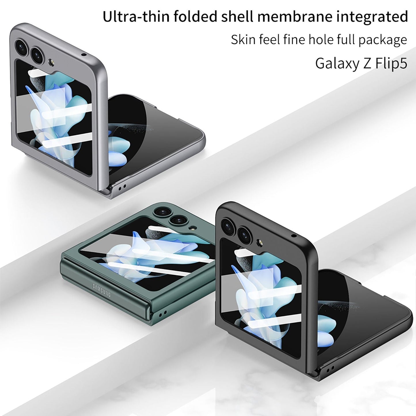 Ultra-Thin Mirror Film Case for Samsung Galaxy Z Flip 5