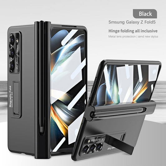 Hinge Armor Plating Case for Samsung Galaxy Z Fold 5