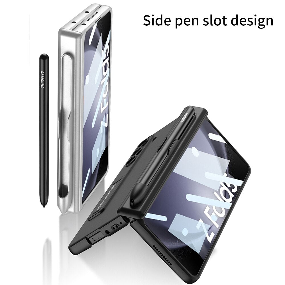 Magnetic Shockproof Matte Case With Bracket & Pen Holder