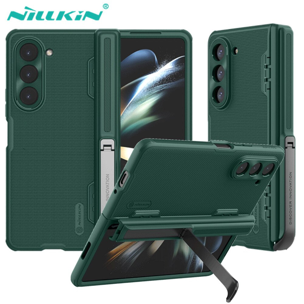 Super Frosted Shield Fold Case with Kickstand for Samsung Galaxy Z Fold 5