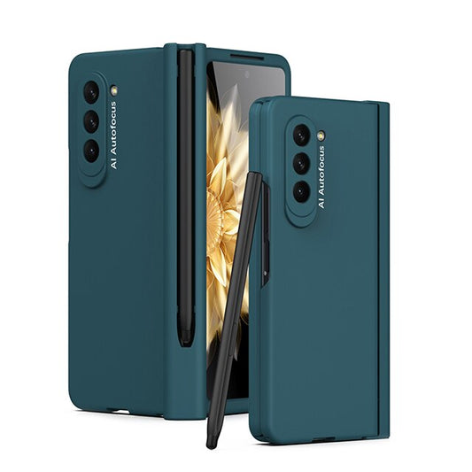 Magnetic Armor Hinge Case with S Pen Holder for Samsung Galaxy Z Fold 5