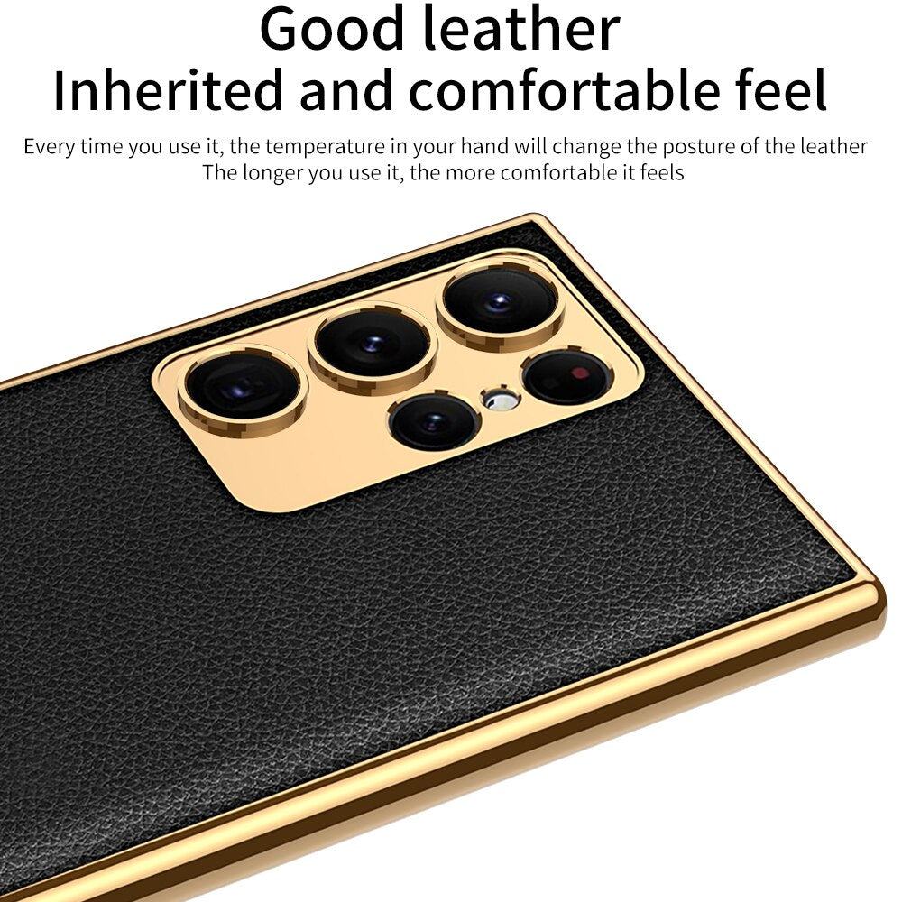 Luxury Ultra-thin leather Case - S23 Series