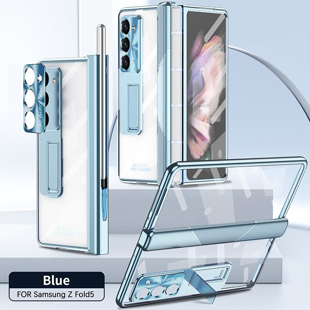 Transparent Kickstand Full Protection Case For Z Fold 5 Series