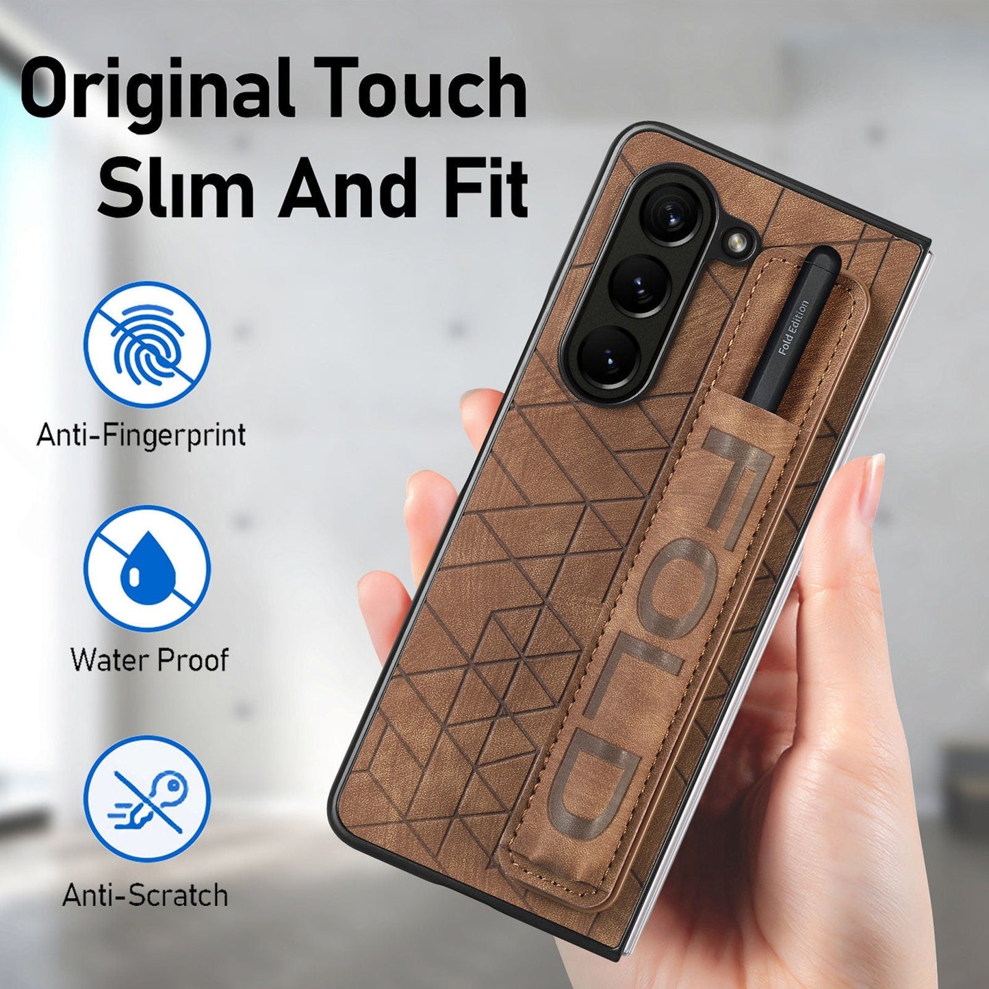 Wristband Ring Fashion Case for Samsung Galaxy Z Fold 5