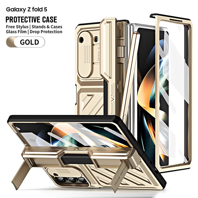 Hinge Armor Magnetic Mechanical Case for Samsung Galaxy Z Fold 5