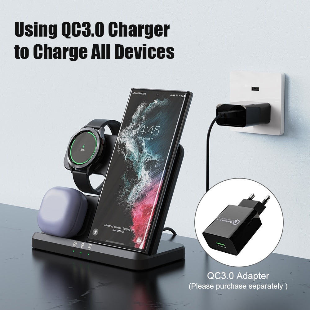 3 in 1 Wireless Charger Stand - Z Fold Series