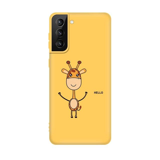 Cute Silicone Soft Matte Protective Case